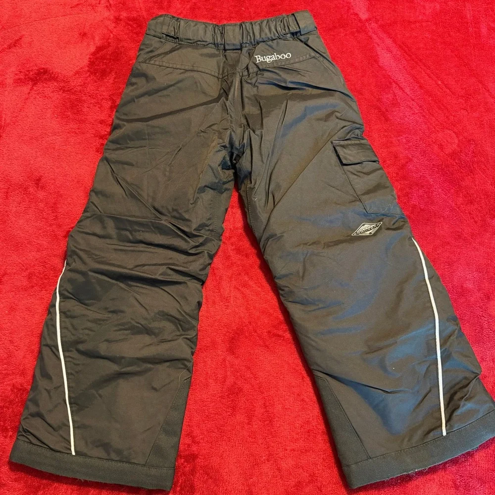 Columbia‎ Kids Omni-Heat Snow Pants Black OutGrown Insulated Winter XS 6/6X